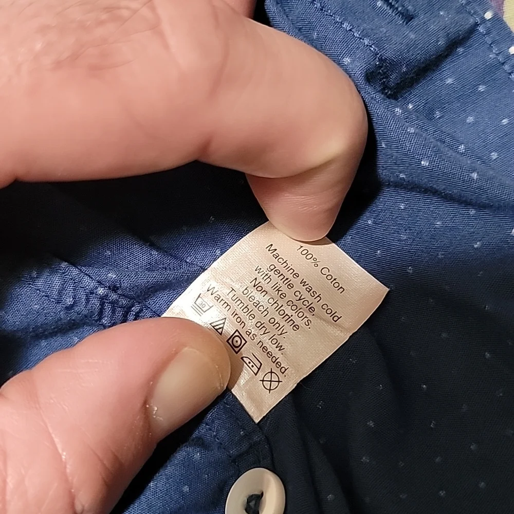 J. CREW Dots Buttondown